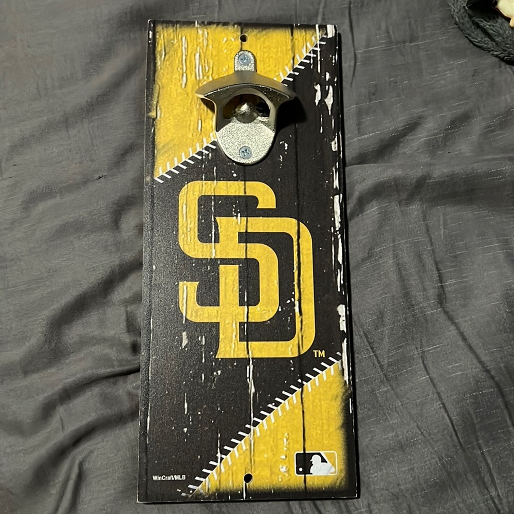 San Diego Padres wall bottle opener
